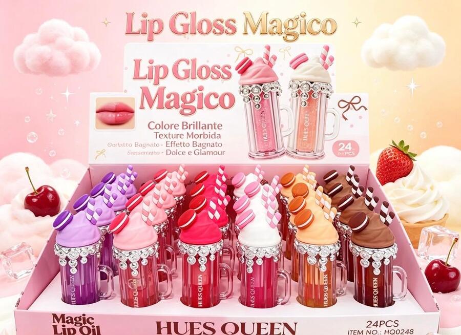 Hues Queen Magic Lip Oil [Conf.da 24 pezzi]