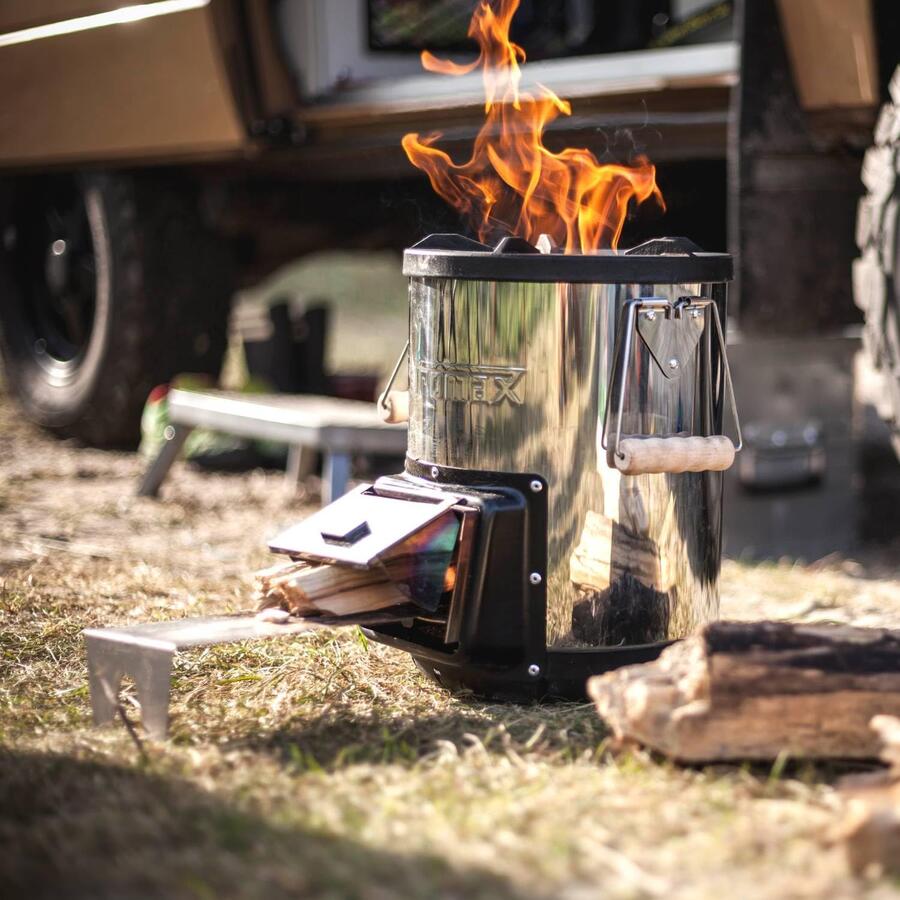 PETROMAX Rocket Stove RF33 – Fornello a Razzo Per Cucina Outdoor