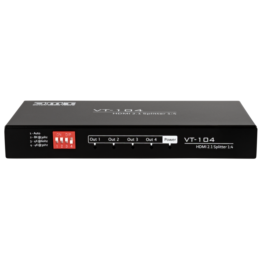 DMT VT104 - Splitter HDMI 2.1 a quattro porte