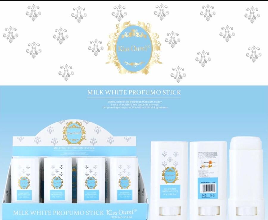 Kiss Oumi Milk White Profumo Stick [Conf.da 12 pezzi]