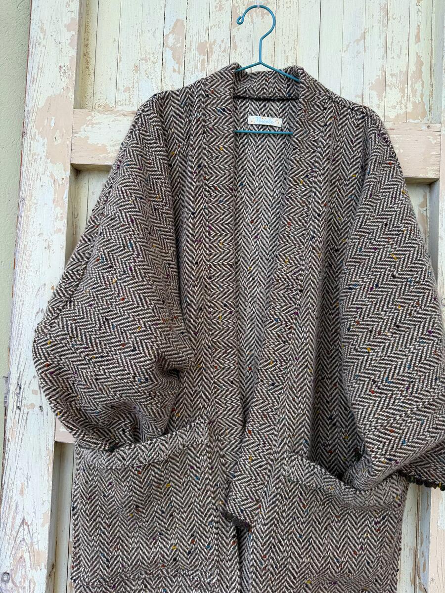 Giacca Kimono spina pesce 
