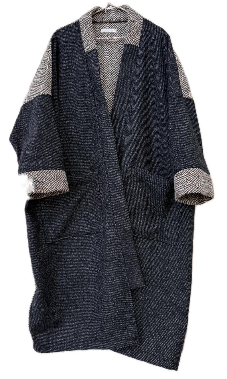 Kimono Cappotto due tessuti 