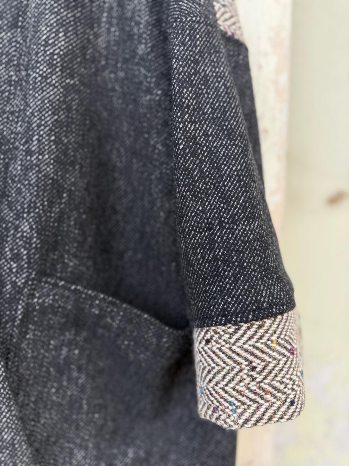 Kimono Cappotto due tessuti 