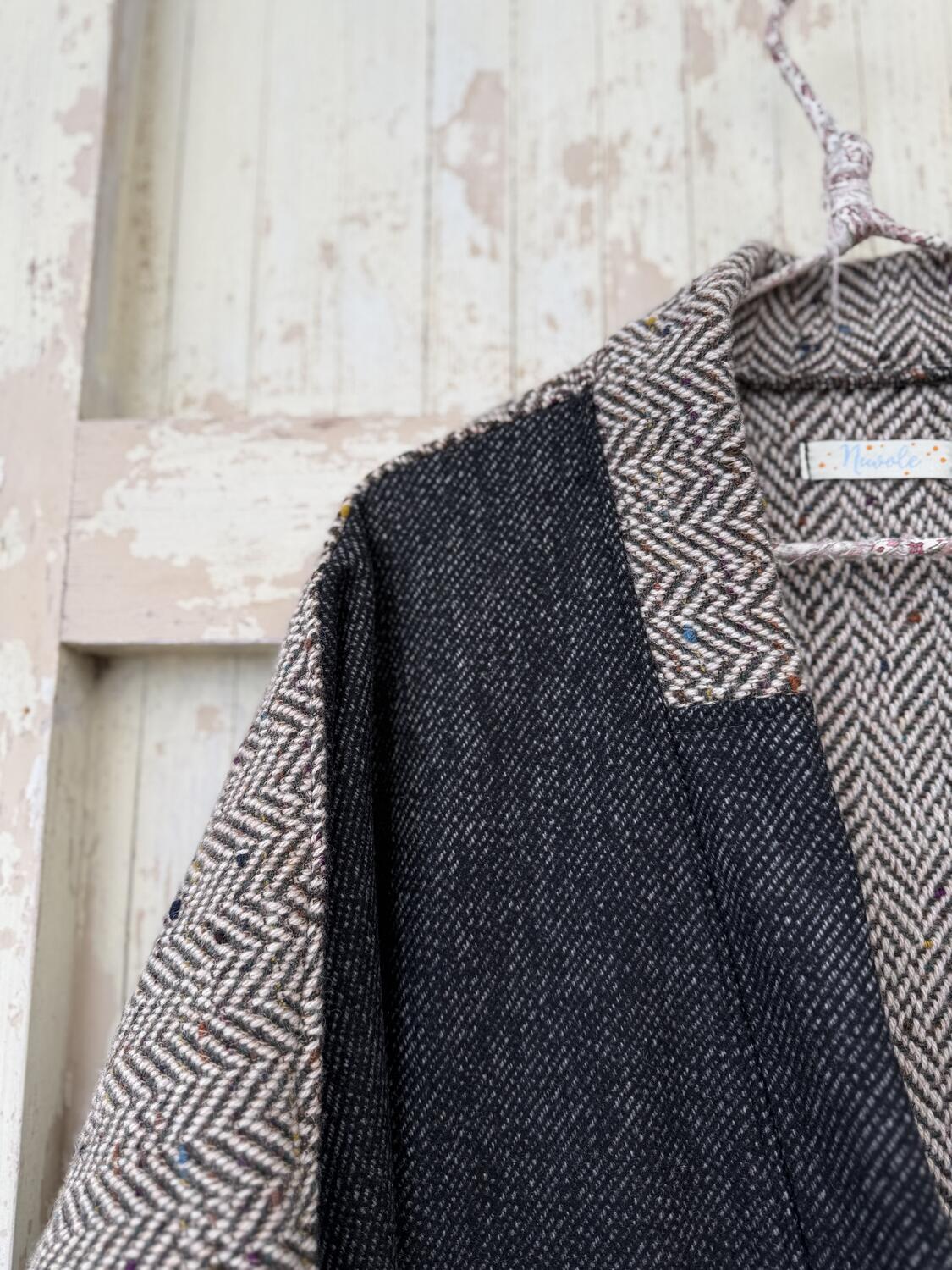 Kimono Cappotto due tessuti 
