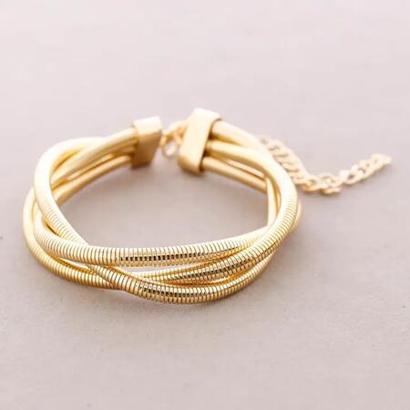 Bracciale in metallo a tre fili