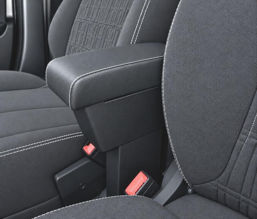 Bracciolo regolabile con portaoggetti per Fiat Panda (2012-2024)