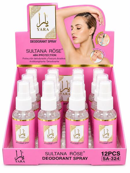 Sultana Rose Deodorante Spray 48h [Conf.da 12 pezzi]