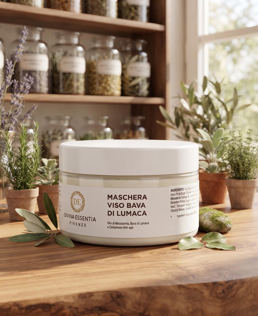 Maschera viso bava di lumaca bio