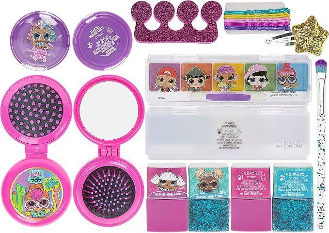  Townley Girl L.O.L Trucchi Bambini Set con Borsetta Surprise Beauty Case con catena, 22 pezzi, Astuccio per Trucchi per Bambine |Regalo per Bambini dai 3 + di Townley Girl