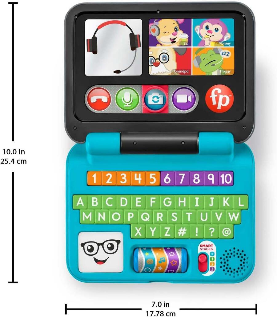 Fisher Price HHH03 LAPTOP Ridi e Impara Il Mio Primo Laptop - 6 MESI +
