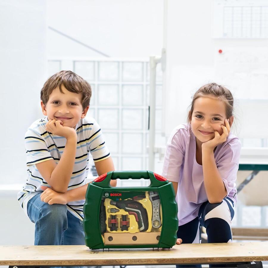 Theo Klein Bosch Valigetta Bambini Attrezzi Ixolino STEM da 3 Anni