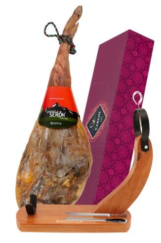 COMPOSIZIONE NATALE_B1:  JAMON SERRANO RISERVA SERON 