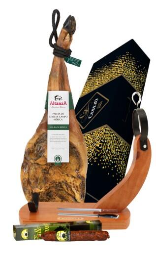 COMPOSIZIONE NATALE_C2:  PALETA IBERICA DI CEBO CAMPO ALTANZA - JABUGO