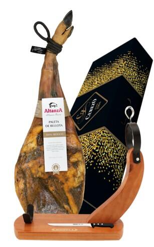 COMPOSIZIONE NATALE_E1:  PALETA BELLOTA 100% IBERICA - ALTANZA - JABUGO