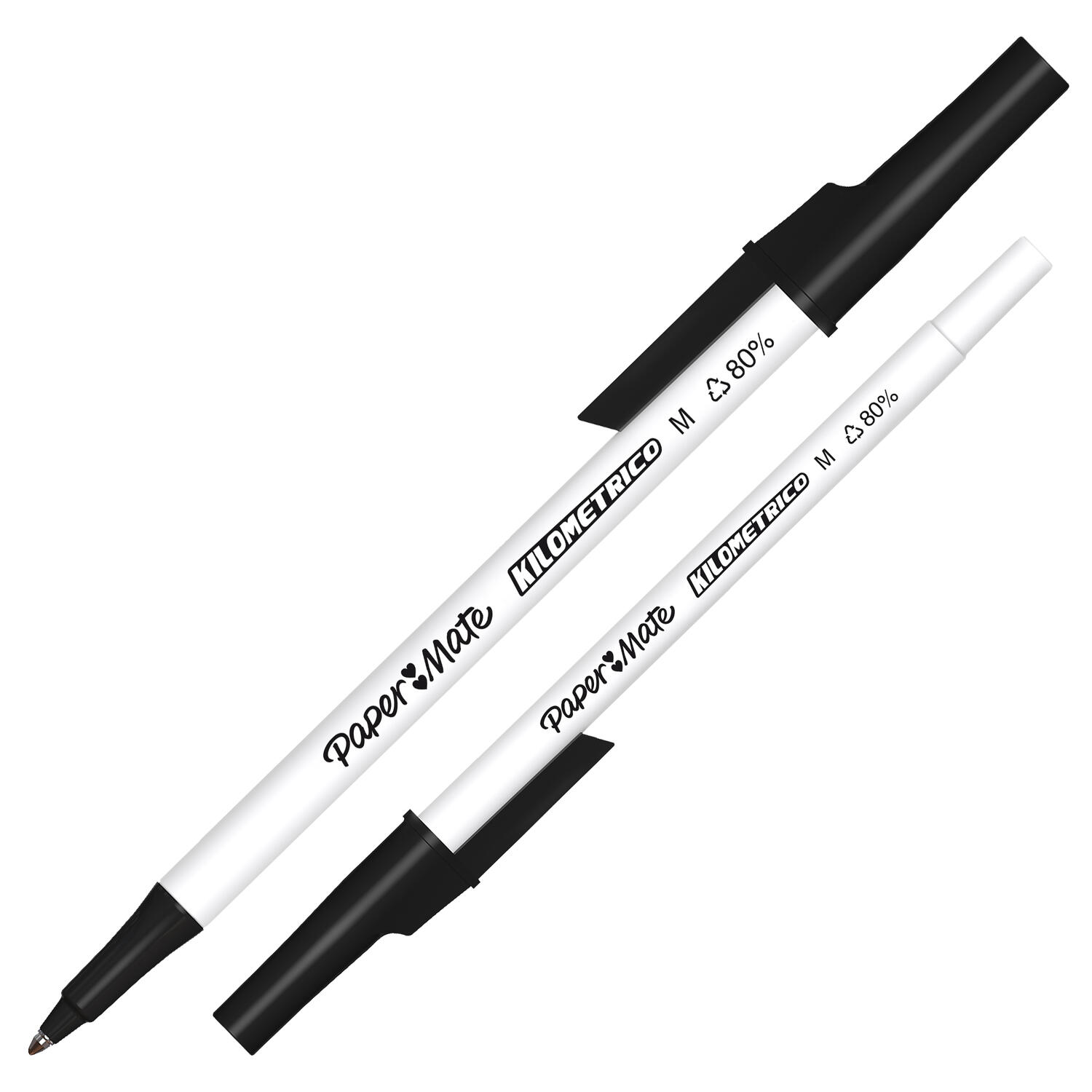 Penna a Sfera Kilometrico Recycled 1,0 mm Colori Assortiti PAPER MATE - conf. 8 pz