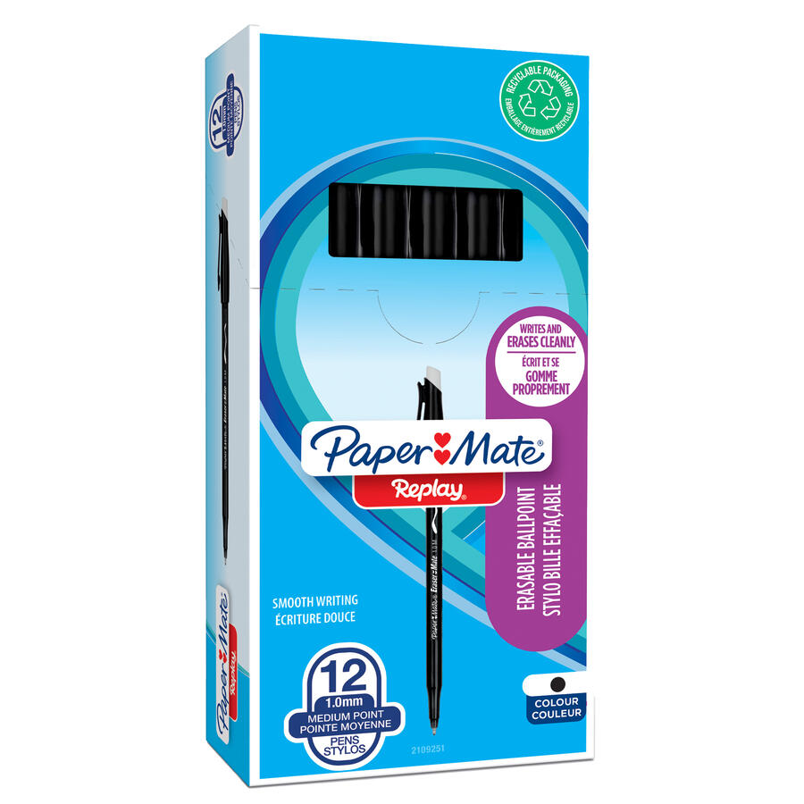Penna Cancellabile Replay 40° anniversario 1,0 mm PAPER MATE - CONF. 12 PZ