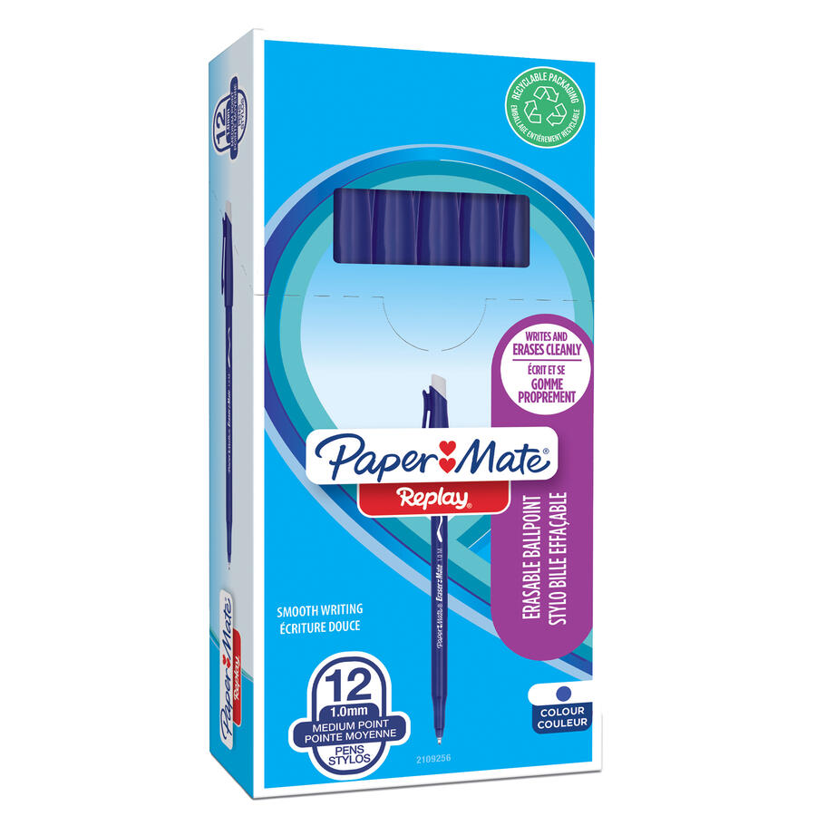 Penna Cancellabile Replay 40° anniversario 1,0 mm PAPER MATE - CONF. 12 PZ