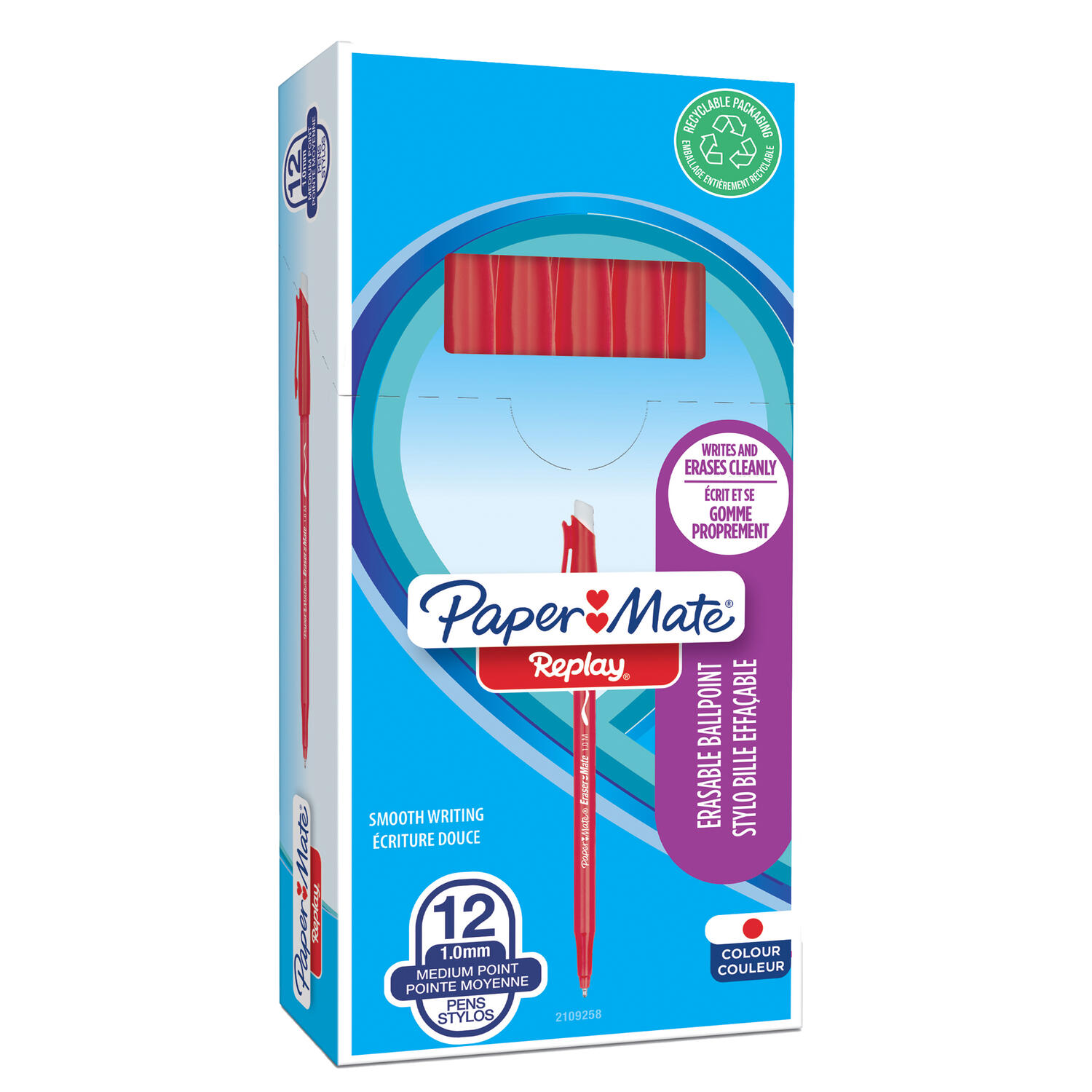 Penna Cancellabile Replay 40° anniversario 1,0 mm PAPER MATE - CONF. 12 PZ