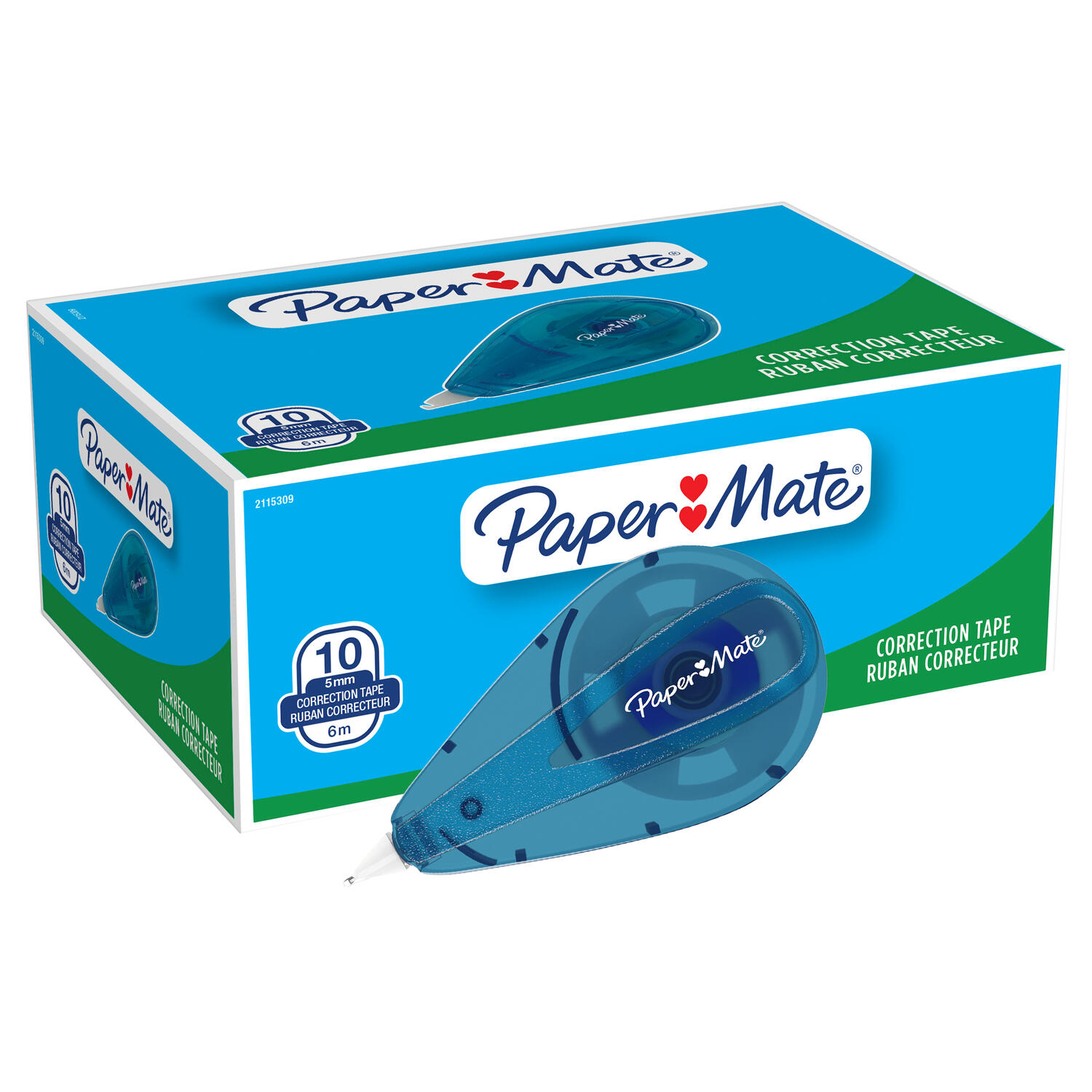 Correttore a Nastro E-Line Mini 5 mm × 6 mt PAPER MATE - conf. 10 pz