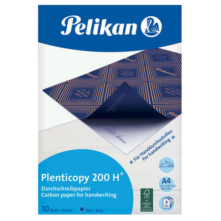 Carta Ricalco Blu Plentycopy 200 PELIKAN - conf. 10 pz