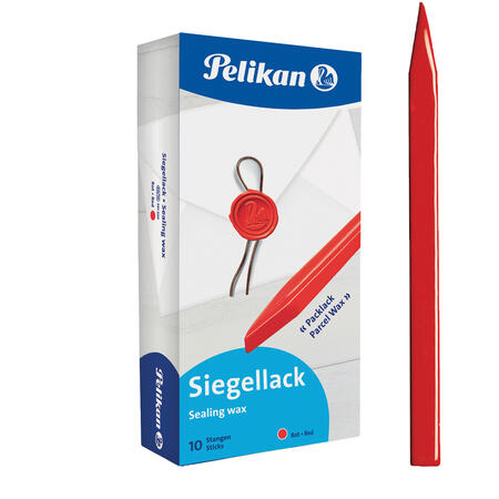 Ceralacca rossa da 600 gr PELIKAN - conf. 10 pz