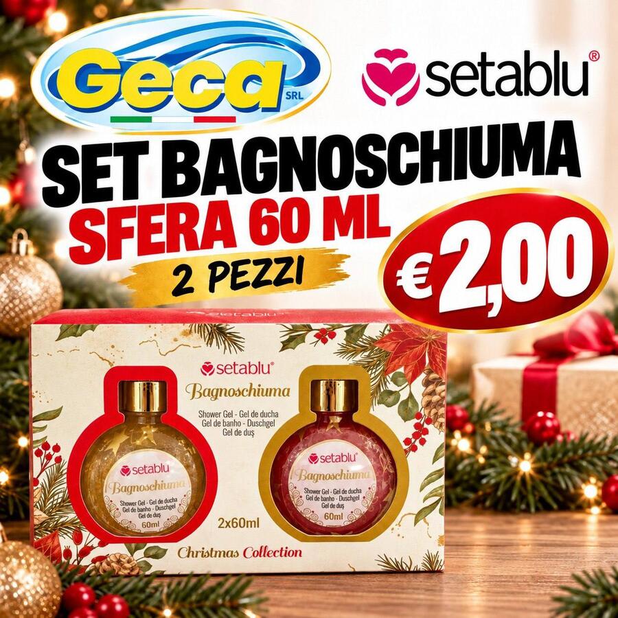 SETABLU SET BAGNOSCHIUMA SFERA 60 ML 2 PEZZI