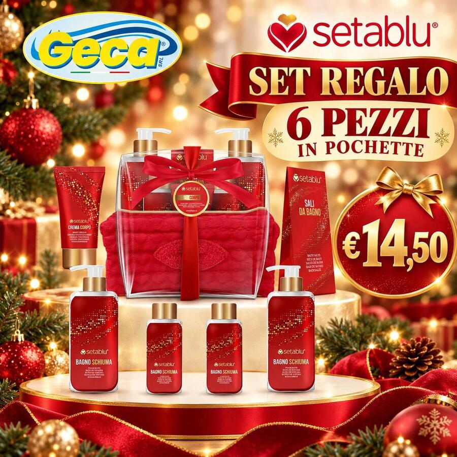SETABLU SET REGALO 6 PEZZI IN POCHETTE 