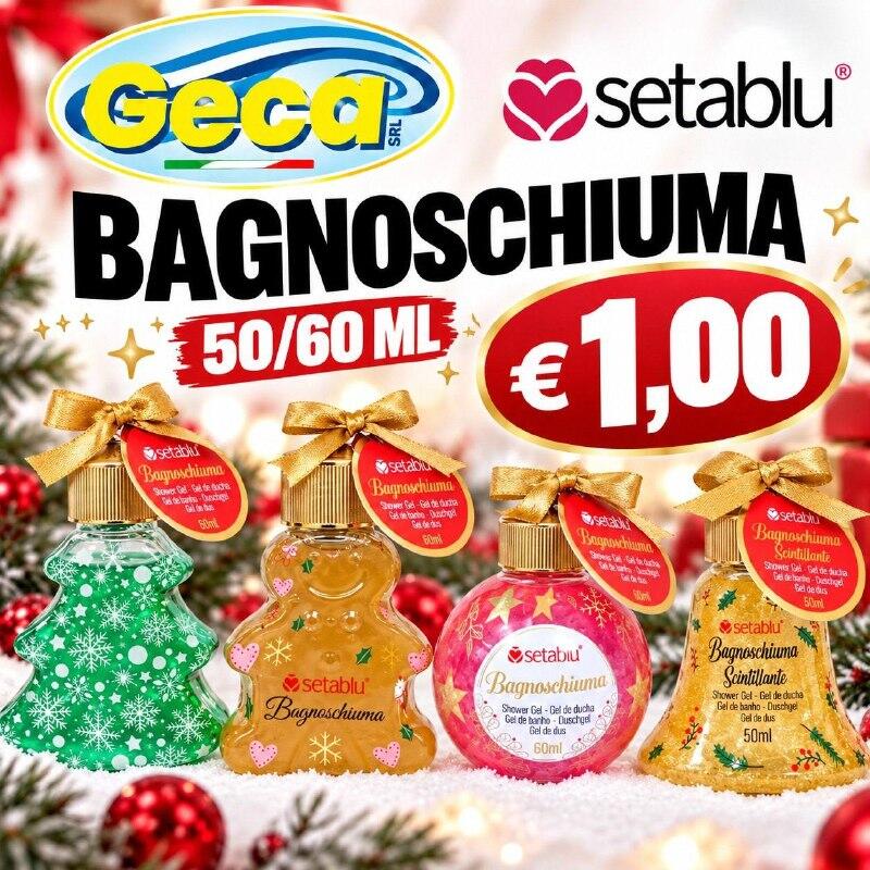 SETABLU BAGNOSCHIUMA 50/60 ML (Confezione da 12 pezzi) 