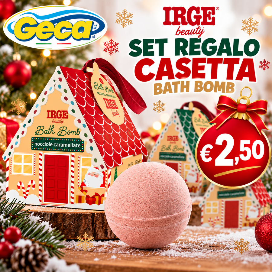 IRGE SET REGALO CASETTA BATHS BOMB
