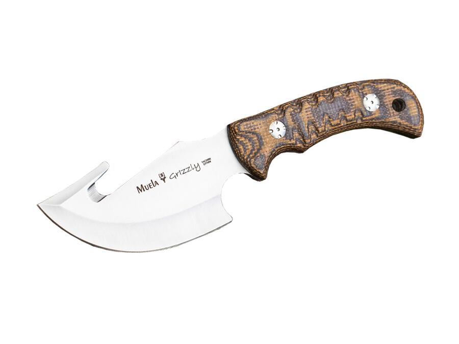 MUELA Grizzly Micarta 12J – Coltello Lama Fissa Made in Spain