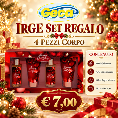 IRGE SET REGALO CORPO 4 PEZZI 