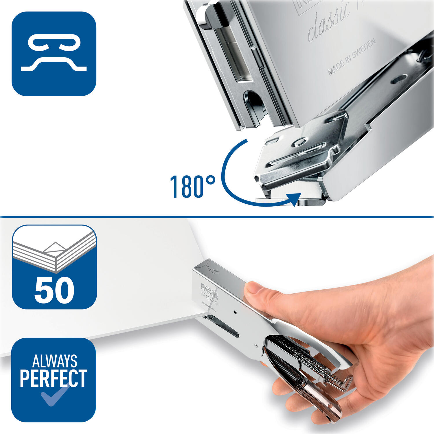 Cucitrice a Pinza K1+ max 50 ff RAPID