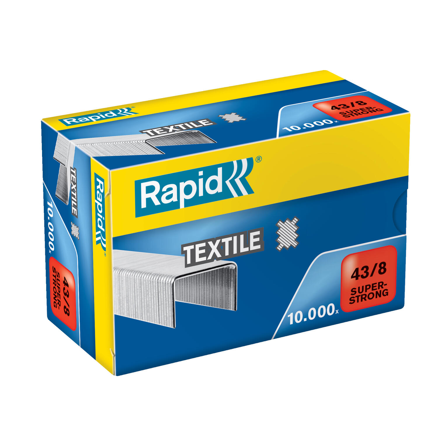 Punti Special Textile 43 per Tessuti RAPID - conf. 10000 pz