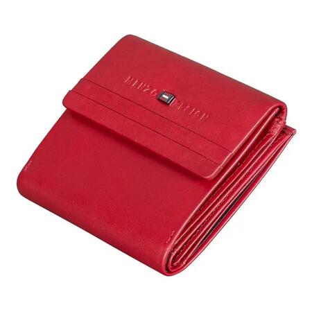 Portafoglio piccolo in pelle nappa ROSSO