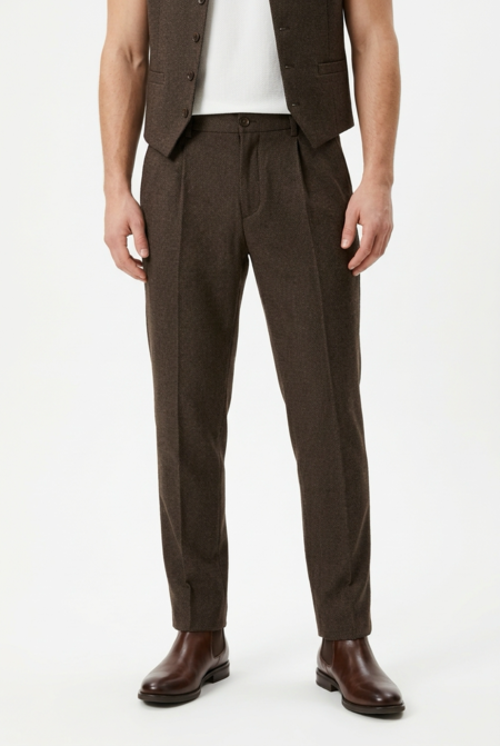 Gianni Lupo Pantalone Chino Coffee