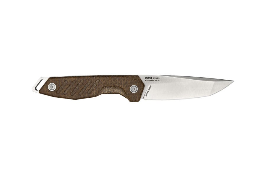 EXTREMA RATIO BFK Pixel Nitrogen Tobacco Satin – Coltello a Lama Fissa