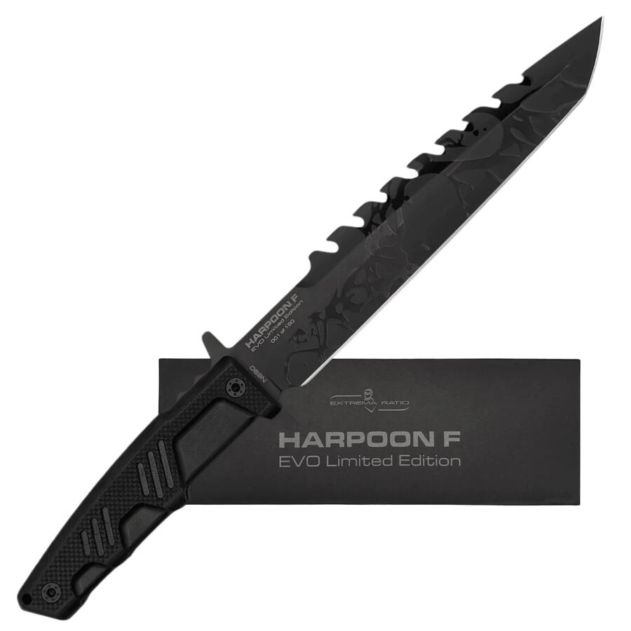 EXTREMA RATIO  HARPOON F EVO Limited Edition 0014/BLK/G10 – Coltello Full Tang in N690
