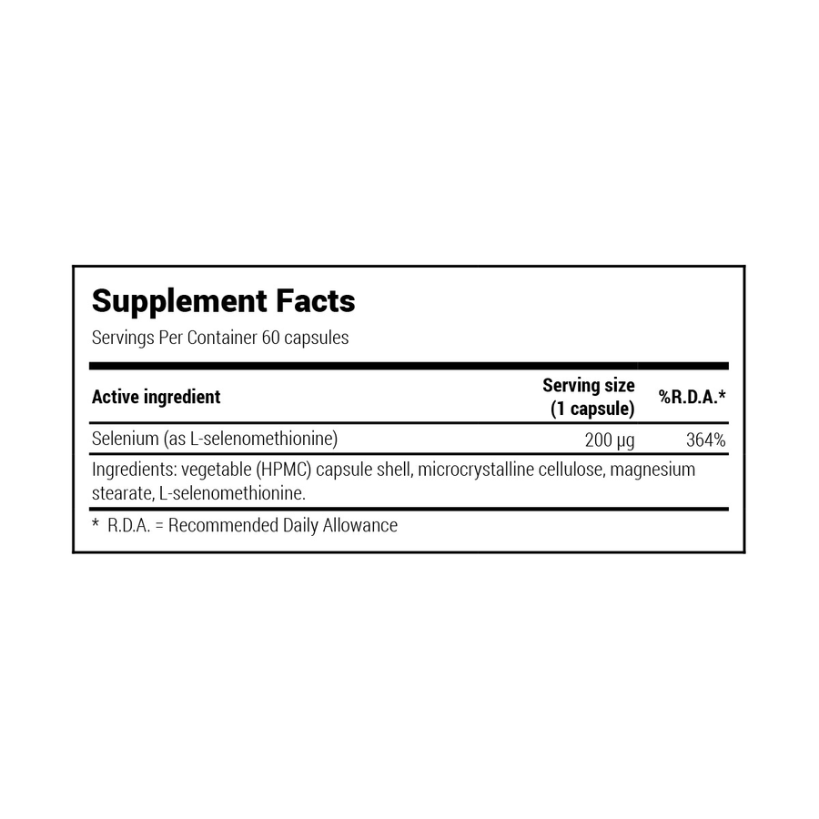 Selenium 200 mcg - Natural Doctor