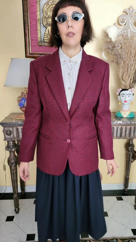 Blazer Pied De Poule 