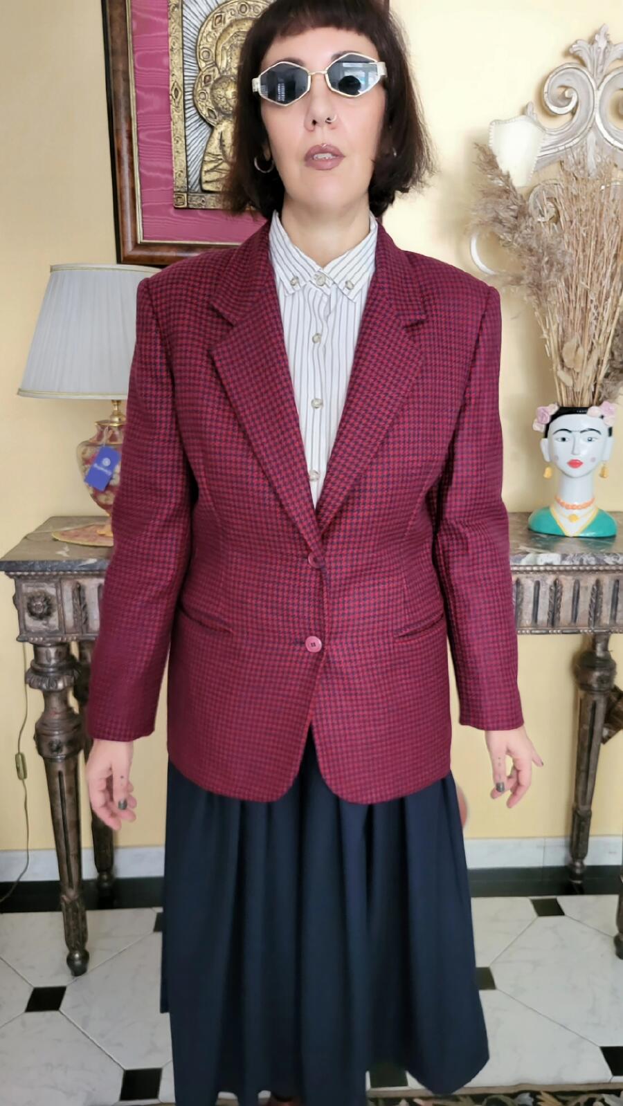Blazer Pied De Poule 