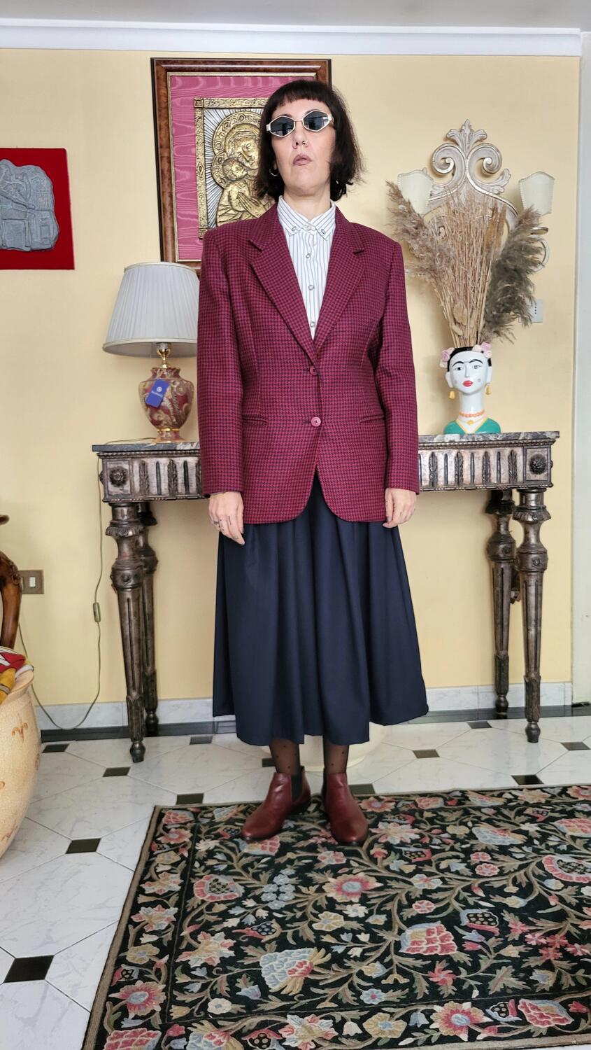 Blazer Pied De Poule 