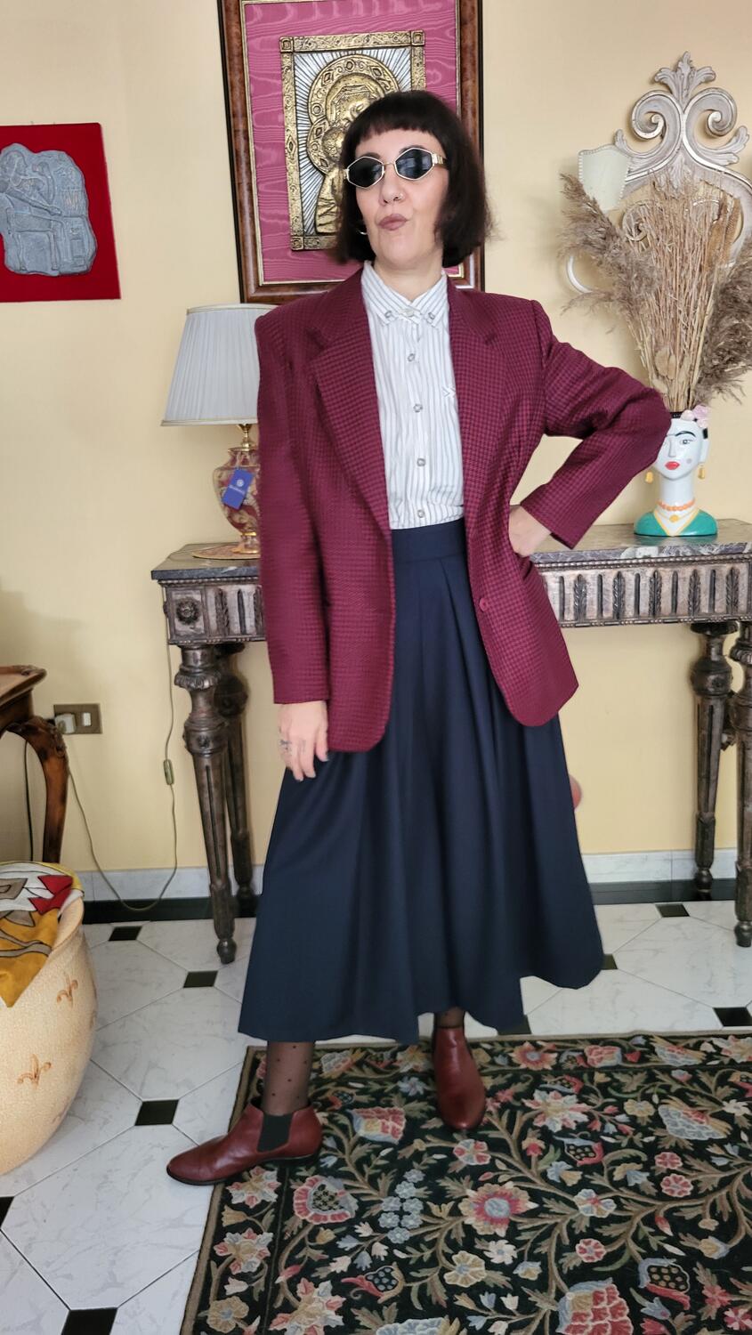 Blazer Pied De Poule 