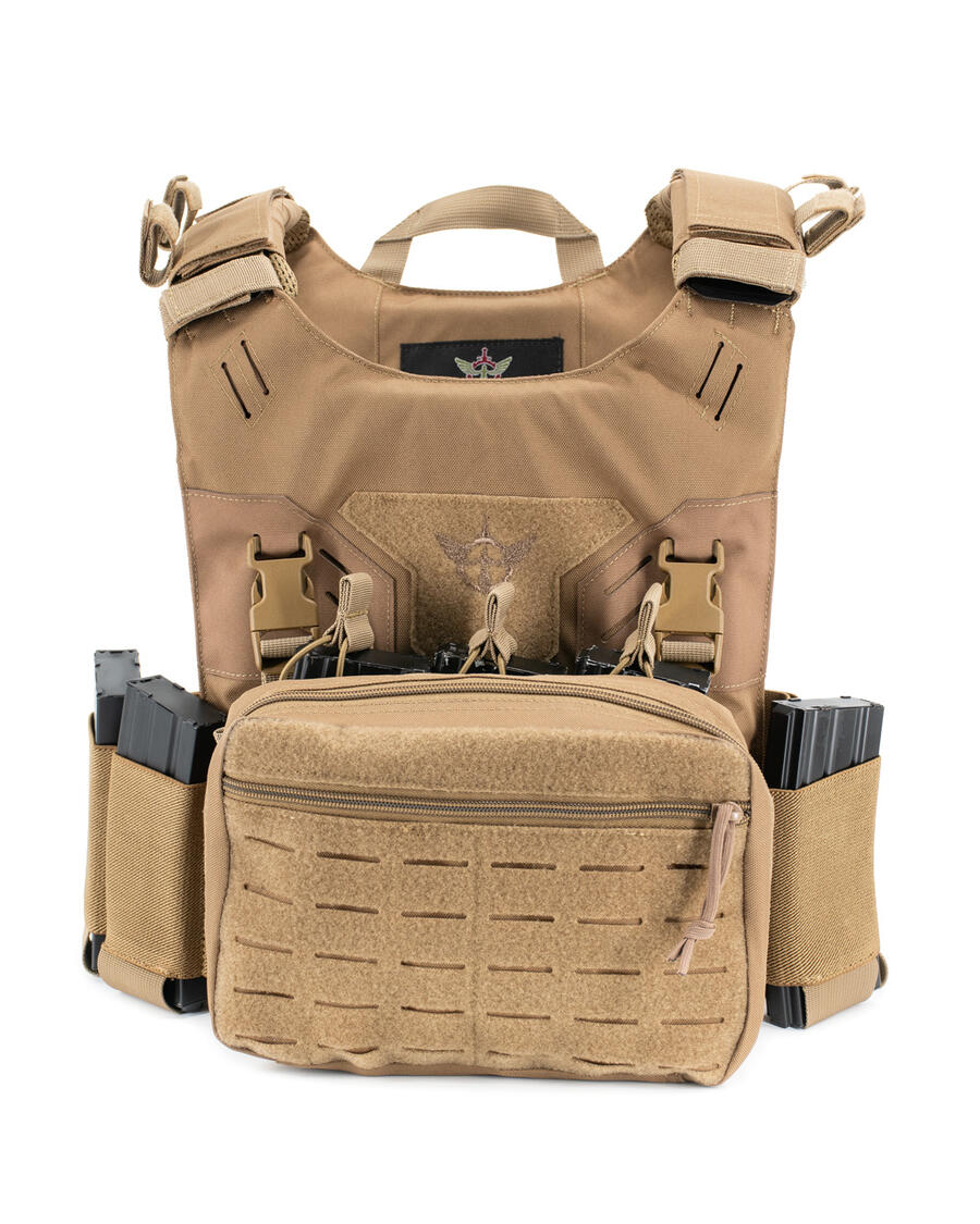 OPENLAND TACTICAL Plate Carrier Command & Survival – Sistema MOLLE Laser Cut