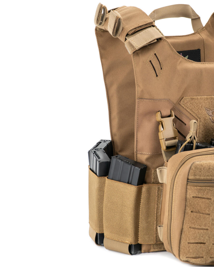 OPENLAND TACTICAL Plate Carrier Command & Survival – Sistema MOLLE Laser Cut