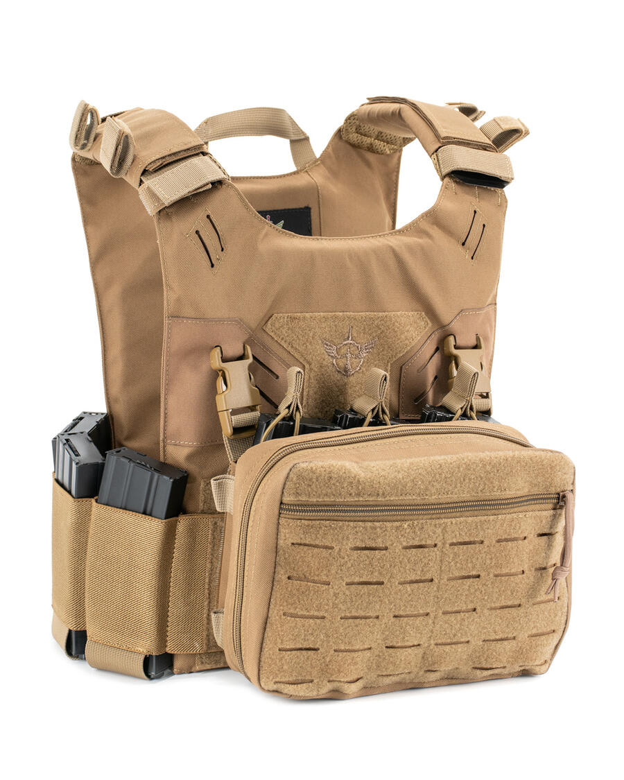 OPENLAND TACTICAL Plate Carrier Command & Survival – Sistema MOLLE Laser Cut