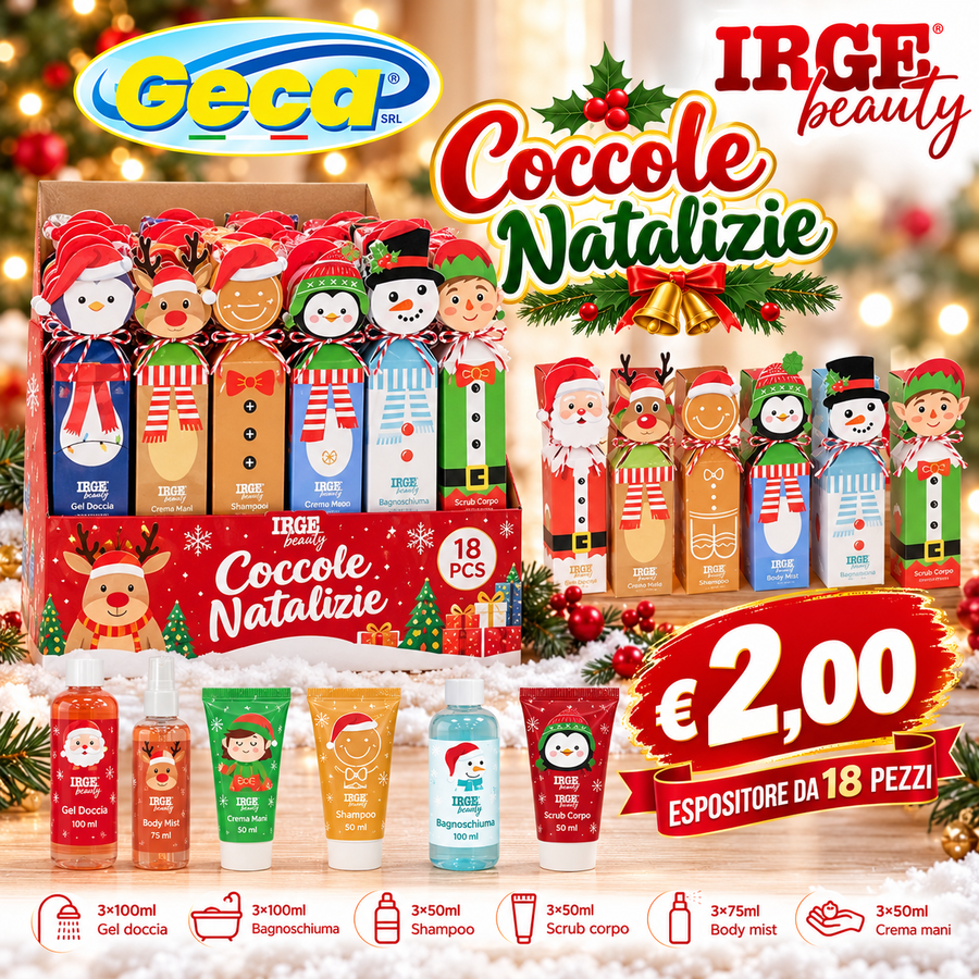 IRGE COCCOLE NATALIZIE (Confezione da 18 pezzi) 