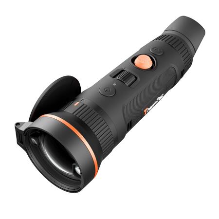 THERMTEC Monocolo Termico Wild 650 DL Pro – Doppia Lente 25/50 mm, Sensore 640×512 e Telemetro LRF