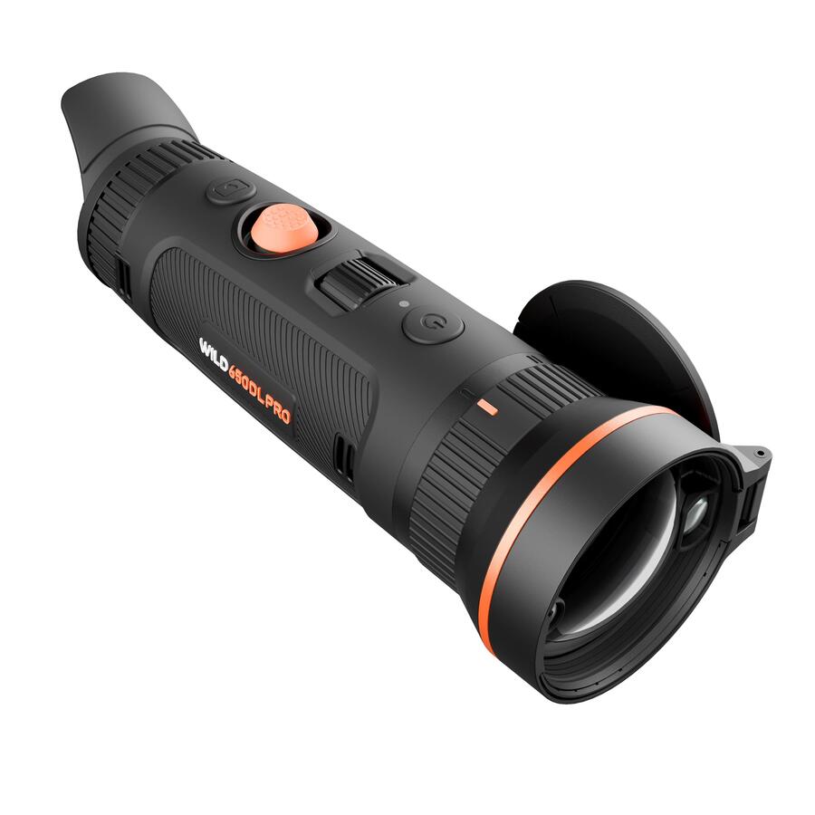  THERMTEC Monocolo Termico Wild 650 DL Pro – Doppia Lente 25/50 mm, Sensore 640×512 e Telemetro LRF