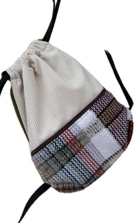 Zaino effetto knitting