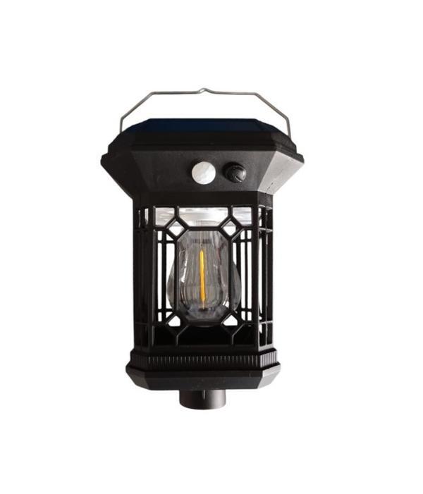 LAMPADA SOLARE DA GIARDINO CON SENSORE DI MOVIMENTO PICCHETTO USO ESTERNO VIALETTI